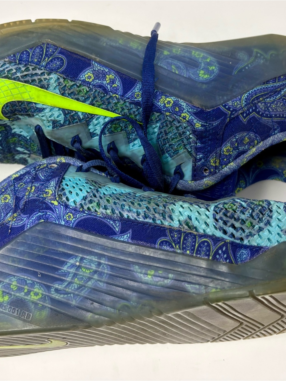Nike Metcon 6 AMP Paisley Mens Sneakers Size 11.5 CZ0602-434 Blue Volt